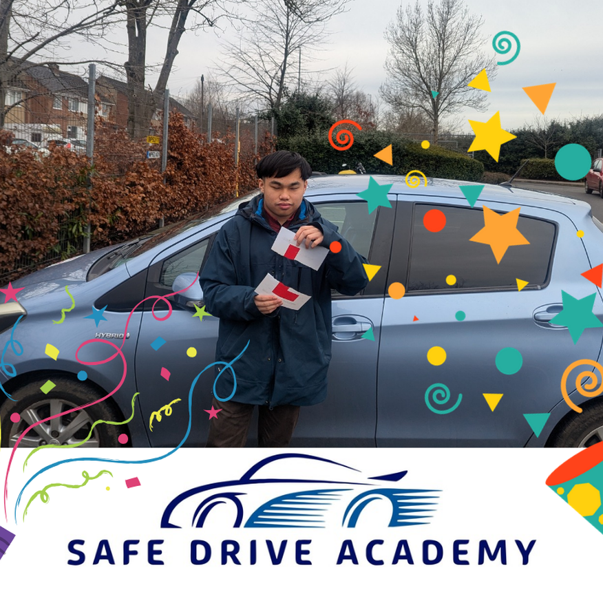 Massive congratulations 🎉🎉 to Aiden from Speedwell, Bristol   Aiden has passed his driving test at Kingswood DTC yesterday.  First time pass ,well earned success.   Well done Aiden.  Enjoy Safe Drive